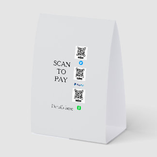 scan to pay venmo cashapp QR code details paypal
