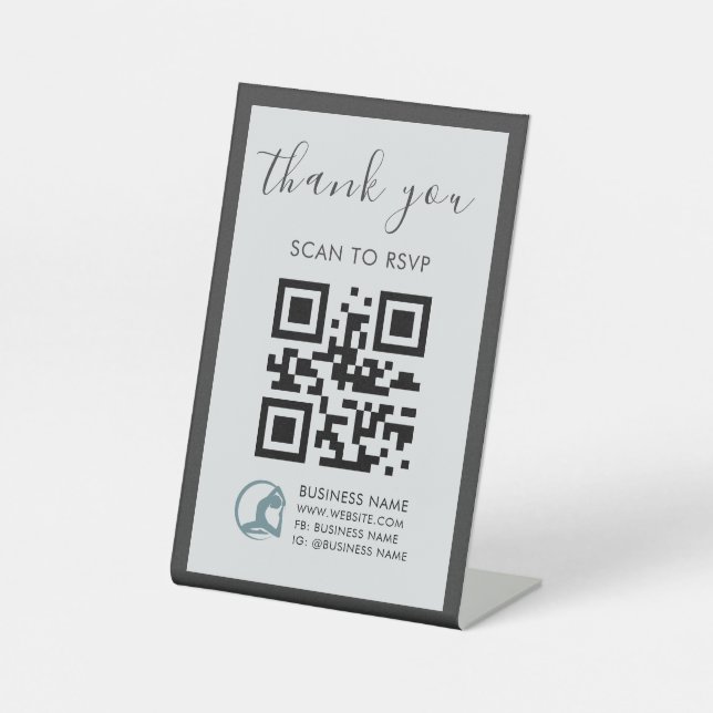 Scan to RSVP QR Code Sign | Event Check-in | Yoga  (Front)