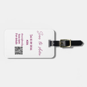Scan to share tag us on social media QR code simpl