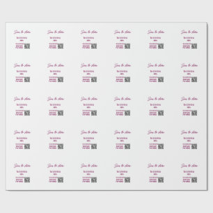 Scan to share tag us on social media QR code simpl Wrapping Paper