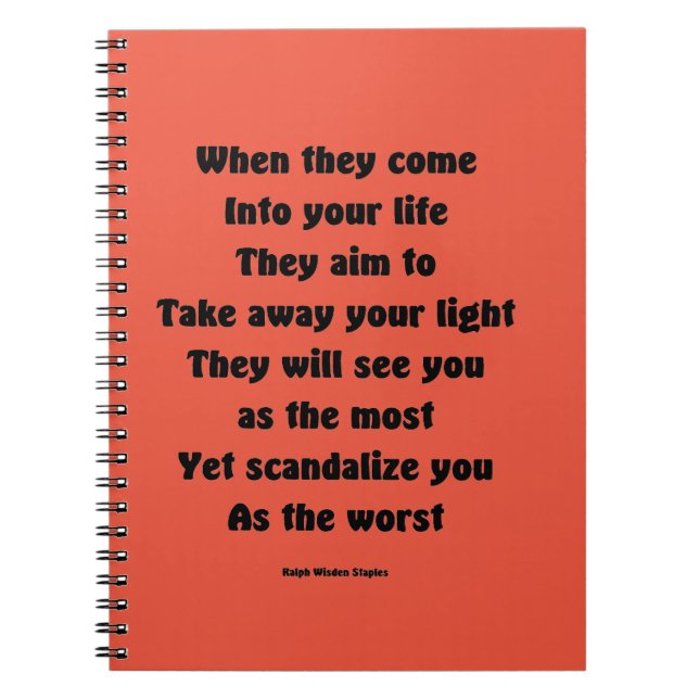Scandalise you as the worst notebook (Front)