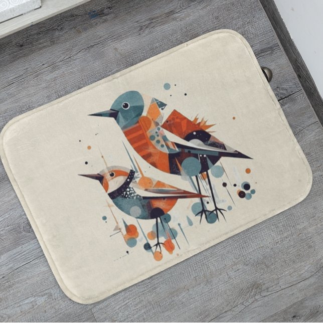Scandi Aviary Duet Bath Mat (Creator Uploaded)