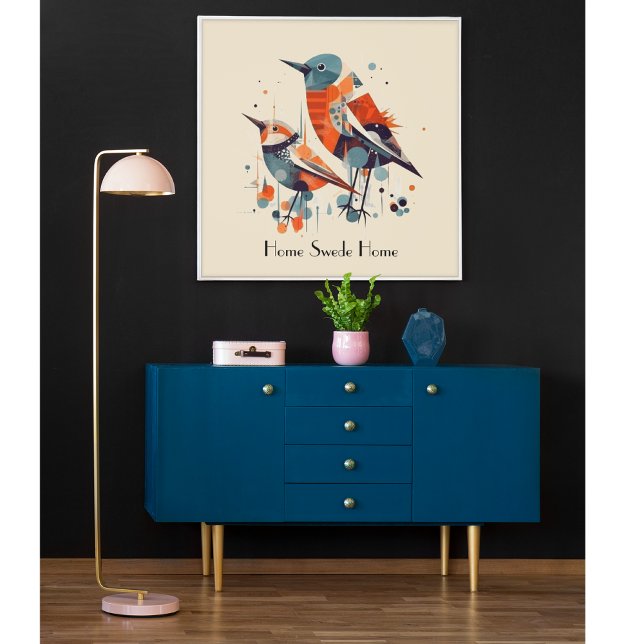 Scandi Aviary Duet, custom Poster (Creator Uploaded)