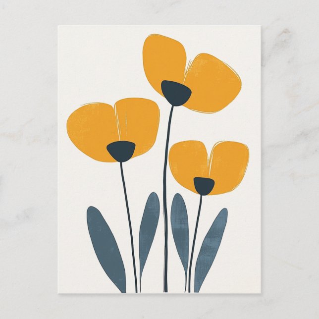 Scandi Bloom No.290 Postcard (Front)