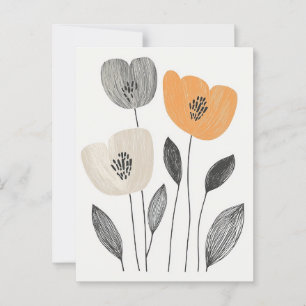 Scandi Bloom No.295 Postcard