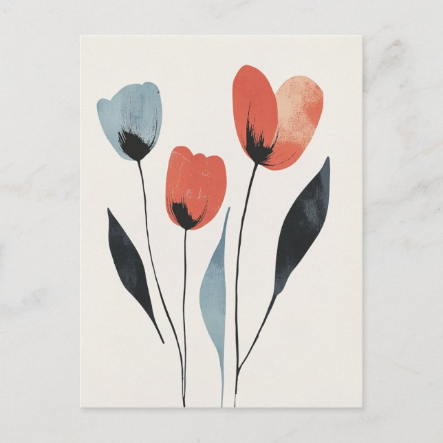 Scandi Bloom No.296 Postcard (Front)