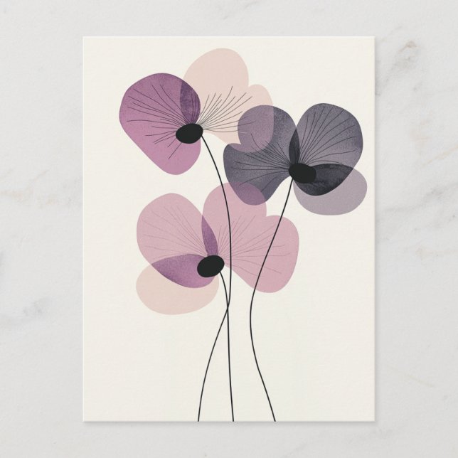 Scandi Bloom No.299 Postcard (Front)