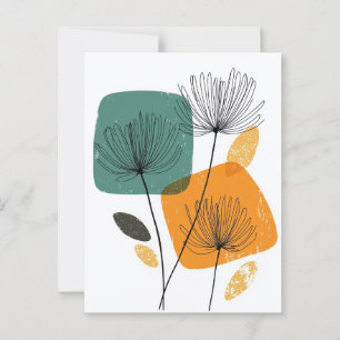 Scandi Bloom No.302 Postcard