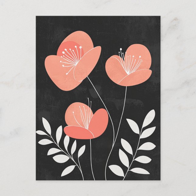 Scandi Bloom No.319 Postcard (Front)