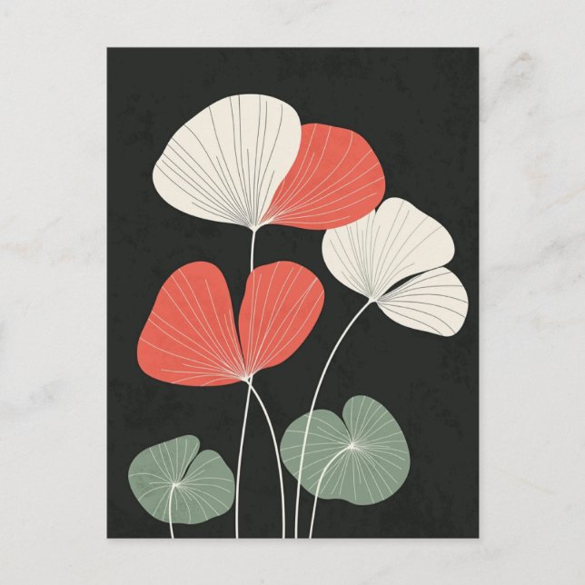 Scandi Bloom No.322 Postcard (Front)