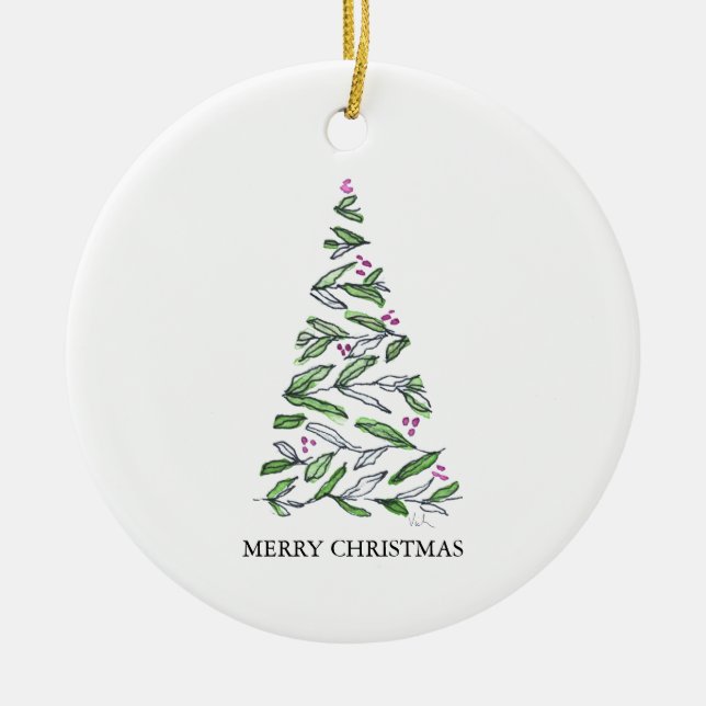 Scandi Christmas Decorations Unique Ornament (Front)