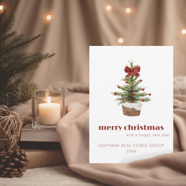 Scandi Christmas Tree | Corporate Holiday Card (Creator Uploaded)