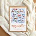 Scandi Christmas Village Non photo Cosy Pastel Holiday Card<br><div class="desc">Share the magic of the season with our Whimsical Christmas Village Non-Photo Christmas Card – a charming embodiment of Nordic warmth and the cosy spirit of Scandinavian Hygge. Delight in the simplicity and cuteness of this card that captures the essence of a winter wonderland in soft pastel colours, predominantly light...</div>