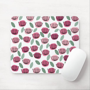 Scandi Cup Flower Mouse Pad