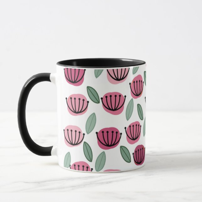 Scandi Cup Flowers (Left)