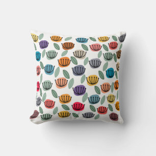 Scandi Cup Flowers  Cushion