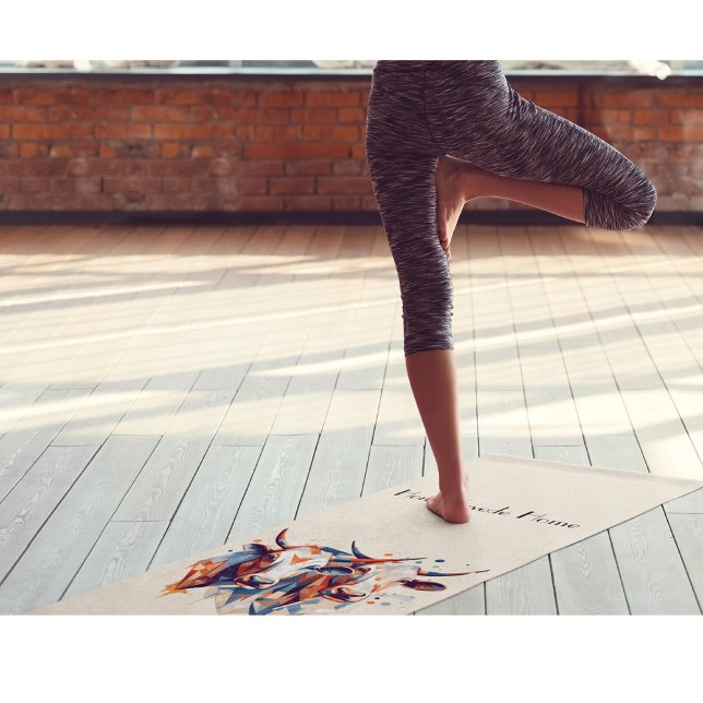 Scandi Farmhouse Cattle, custom Yoga Mat (Creator Uploaded)