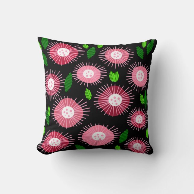 Scandi Flower Garden Cushion (Front)