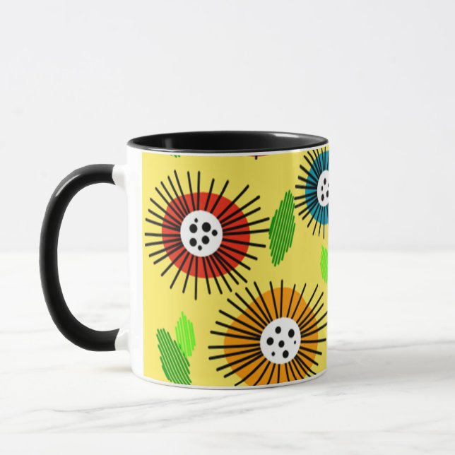 Scandi Flower Garden Mug (Left)