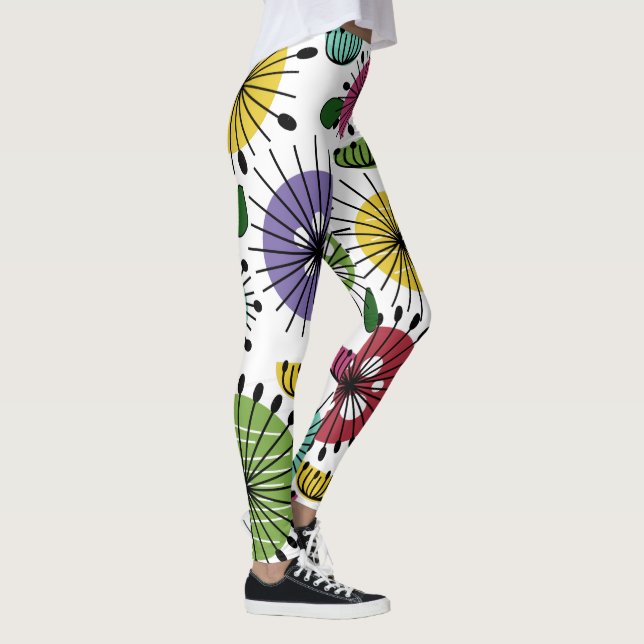 Scandi Flowers  Leggings (Right)