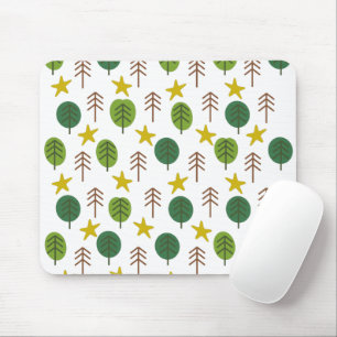Scandi Forest Mouse Pad