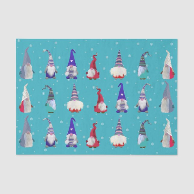 Scandi Gnomes Christmas #2 Tissue Paper (Front)