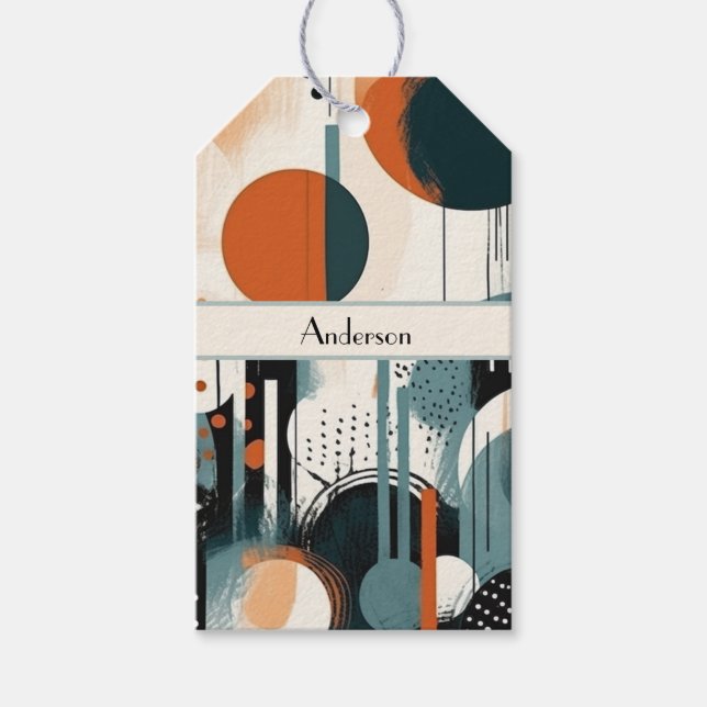Scandi Groove, custom    Gift Tags (Front)