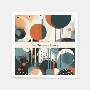 Scandi Groove, custom    Napkin