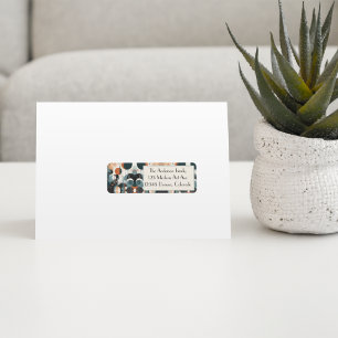 Scandi Groove, custom Return Address Label