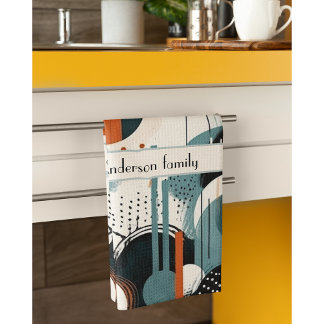 Scandi Groove, custom    Tea Towel