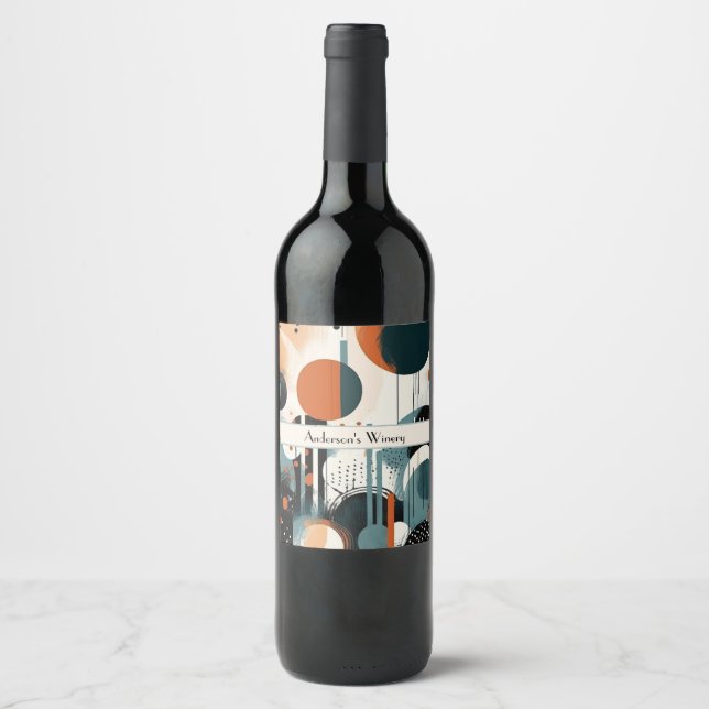 Scandi Groove, custom    Wine Label (Front)