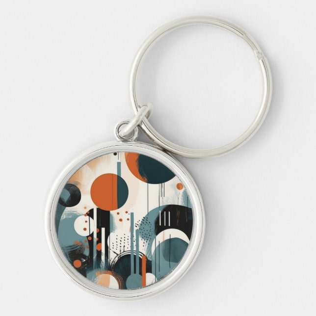Scandi Groove    Key Ring (Front)