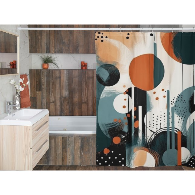 Scandi Groove    Shower Curtain (Creator Uploaded)