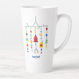 Scandi Minimalist Simple Latte Mug