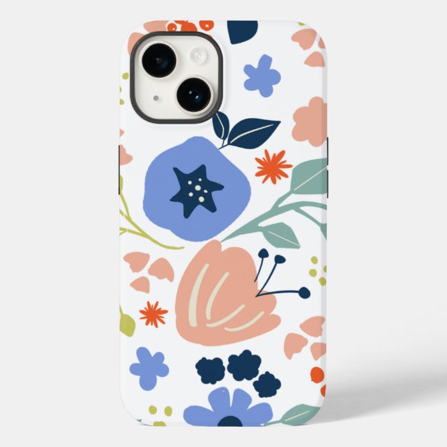 Scandi modern floral Case-Mate iPhone case (Back)