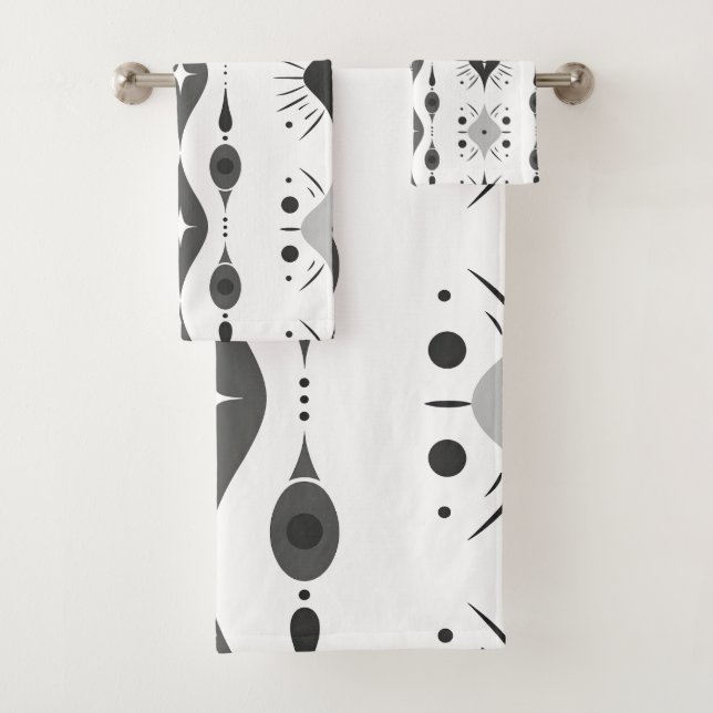 Scandi Motif |  Bath Towel Set (Insitu)