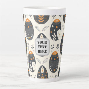 Scandi Motif No.6 Latte Mug