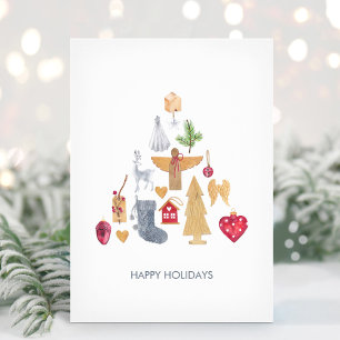 Scandi Scandinavian Holiday Card