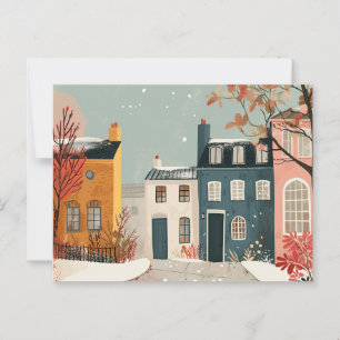Scandi Style Whimsical Postcard
