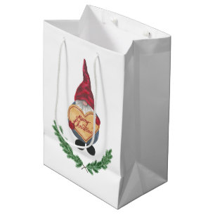 Scandi Tomten Santa Medium Gift Bag