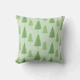 Scandi tree patterned  cushion