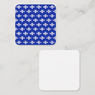 SCANDIA BLUE KNIT 2.5" Square Flat Note Card