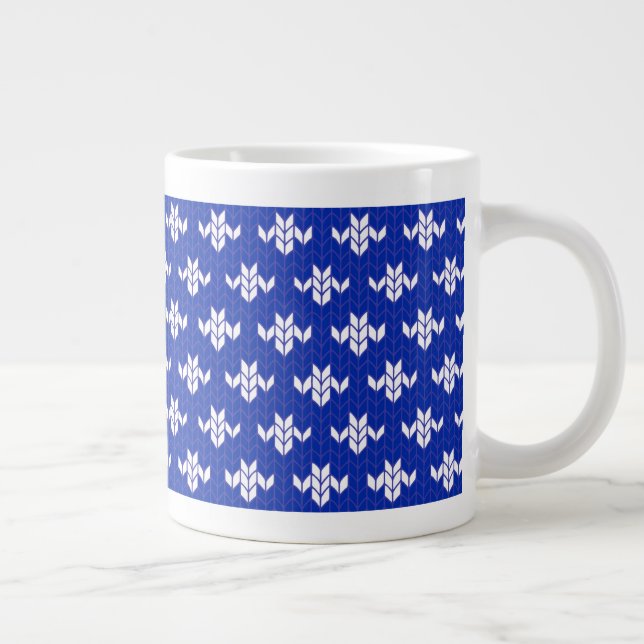 SCANDIA BLUE KNIT Big Mug (Right)