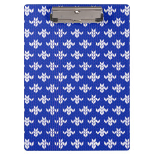 SCANDIA BLUE KNIT Clipboard
