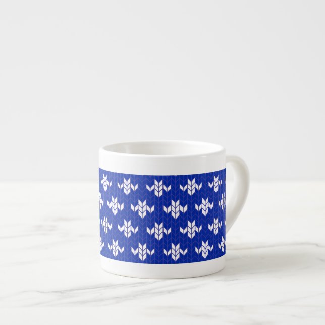 SCANDIA BLUE KNIT Espresso Cup (Front Right)