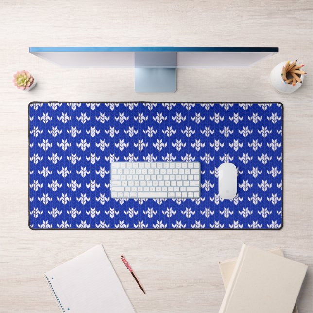 SCANDIA BLUE KNIT Office Studio Desk Mat  (Office 1)