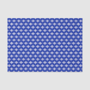 SCANDIA BLUE KNIT Tissue Paper