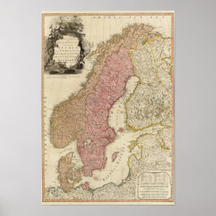 Scandia, Scandinavia Poster