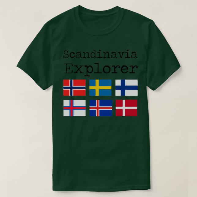 Scandinavia Explorer T-Shirt (Design Front)