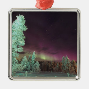 Scandinavia, Finland, Lapland, Kakslauttanen, Metal Tree Decoration